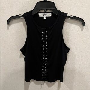 black crop top